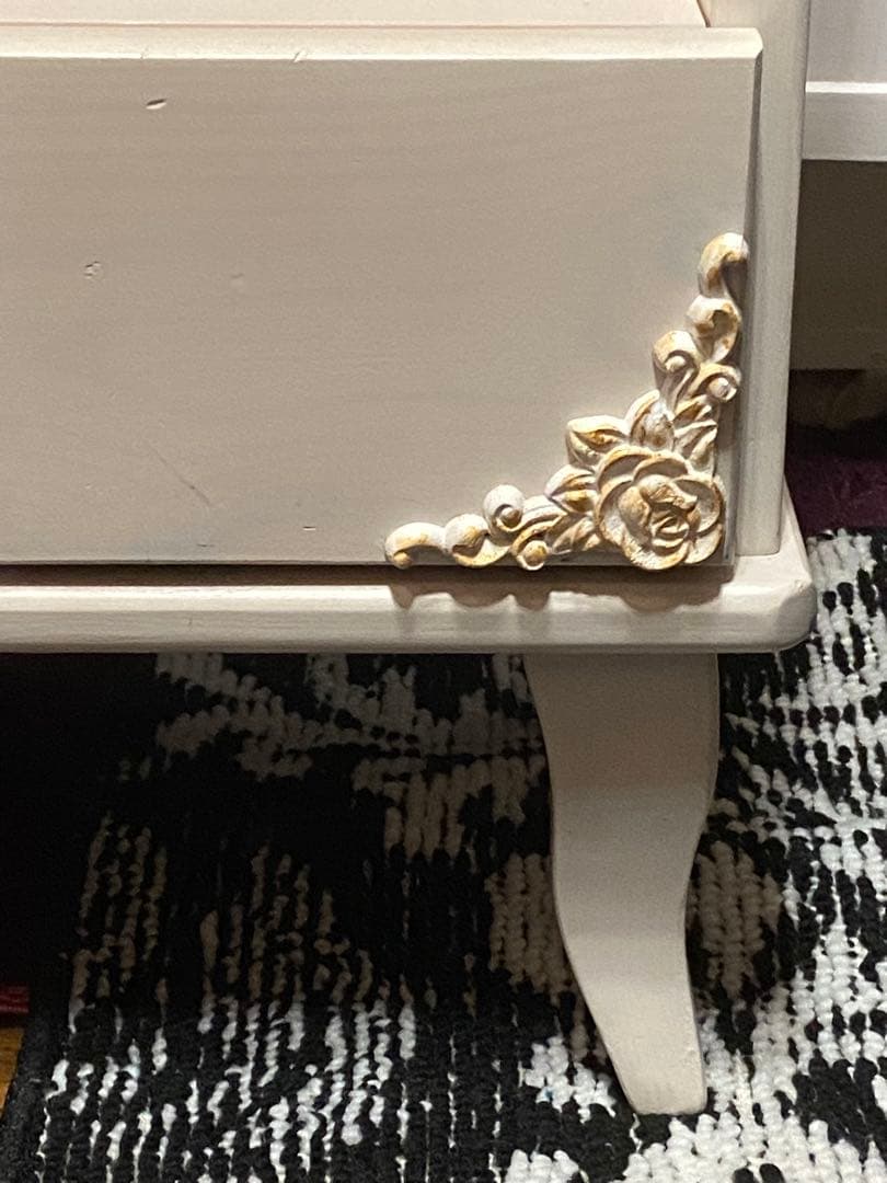 シャビー♦️ロココ仕様♦️高級 大型 オープン シェルフ♦️フリル♦️カントリー♦️送料込