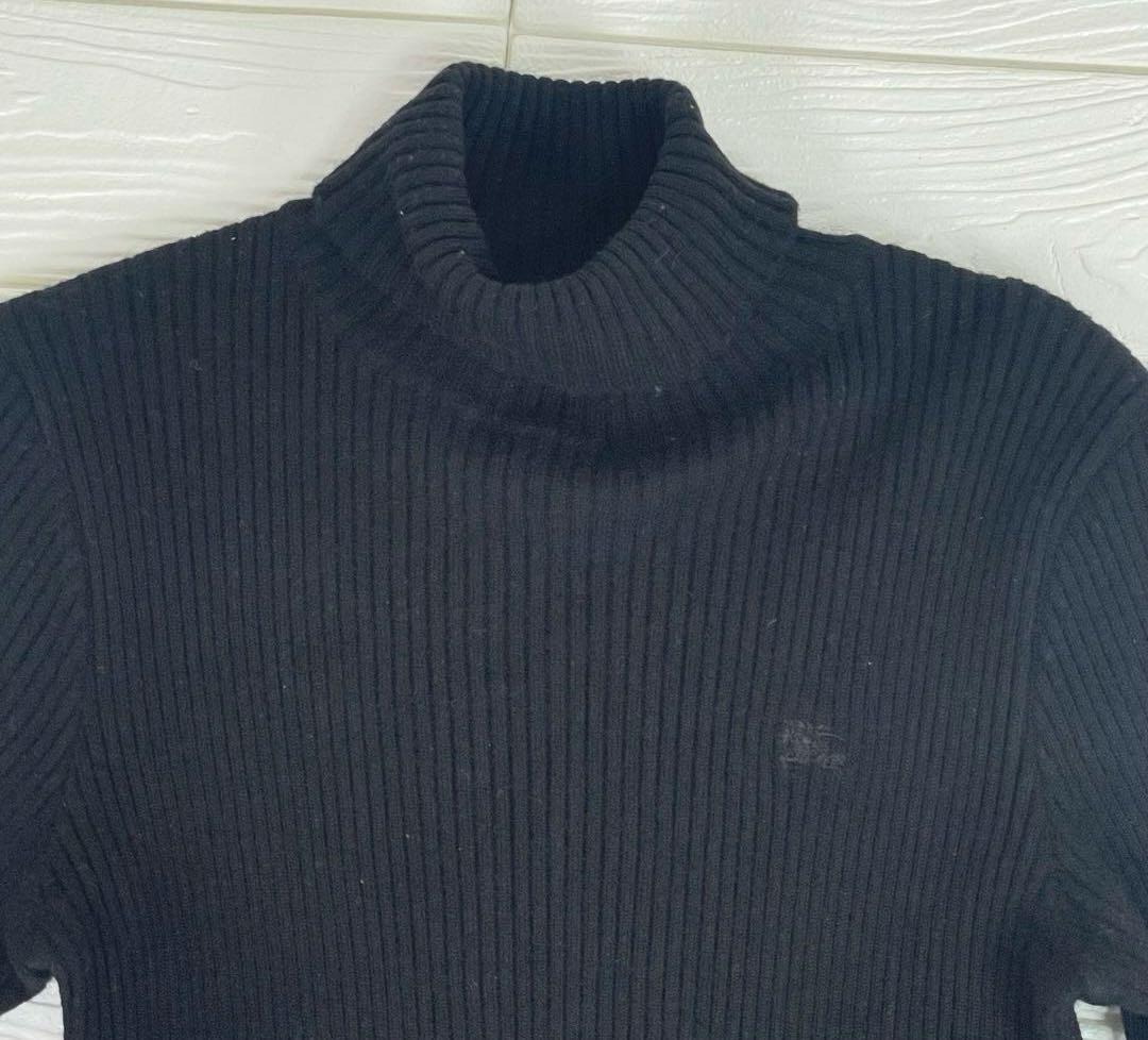 バーバリーブルーレーベル　ドッキングワンピース　タートルネック　ノバチェック