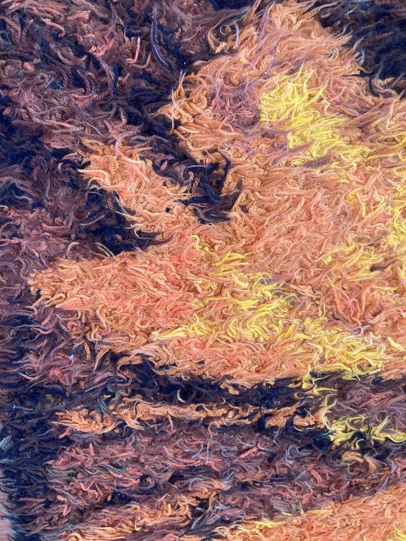 シャギーラグ ヴィンテージ イギリス 135x190cm