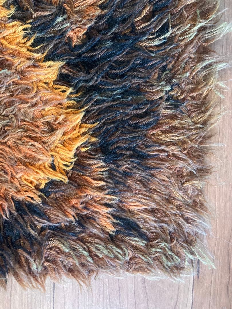 シャギーラグ ヴィンテージ イギリス 135x190cm