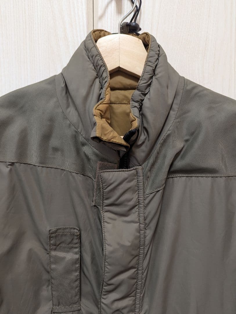 オランダ軍　SOFTY ダウンジャケット　リバーシブル　M　収納袋付