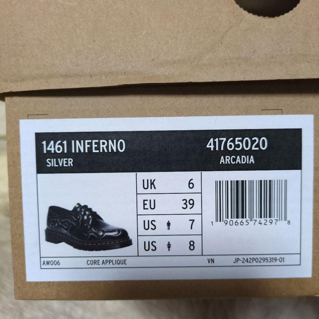 新品箱付✨最新作 ドクターマーチン 1461 INFERNO 3ホール シューズ