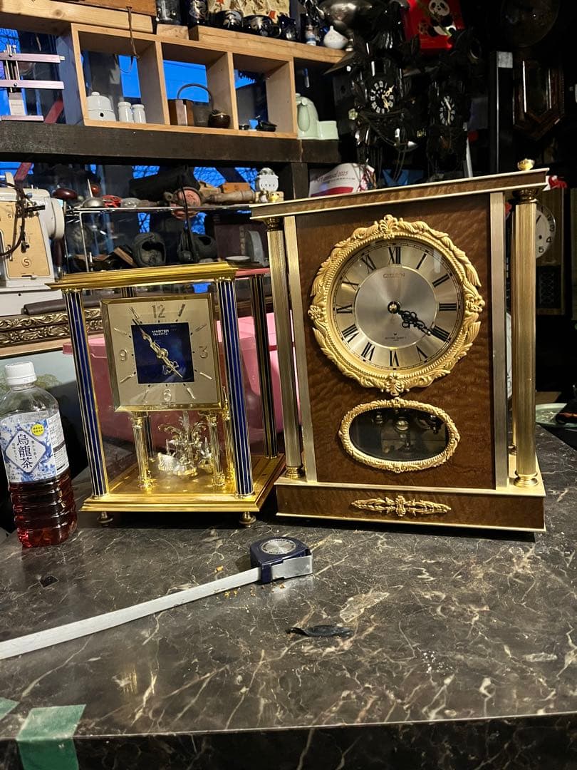 水晶時計 シチズン　CITIZEN サイズ縦約36 横約29 奥行き15.5