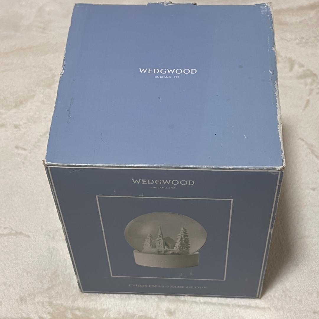  ウェッジウッド クリスマス スノードーム 箱・取説 インテリア