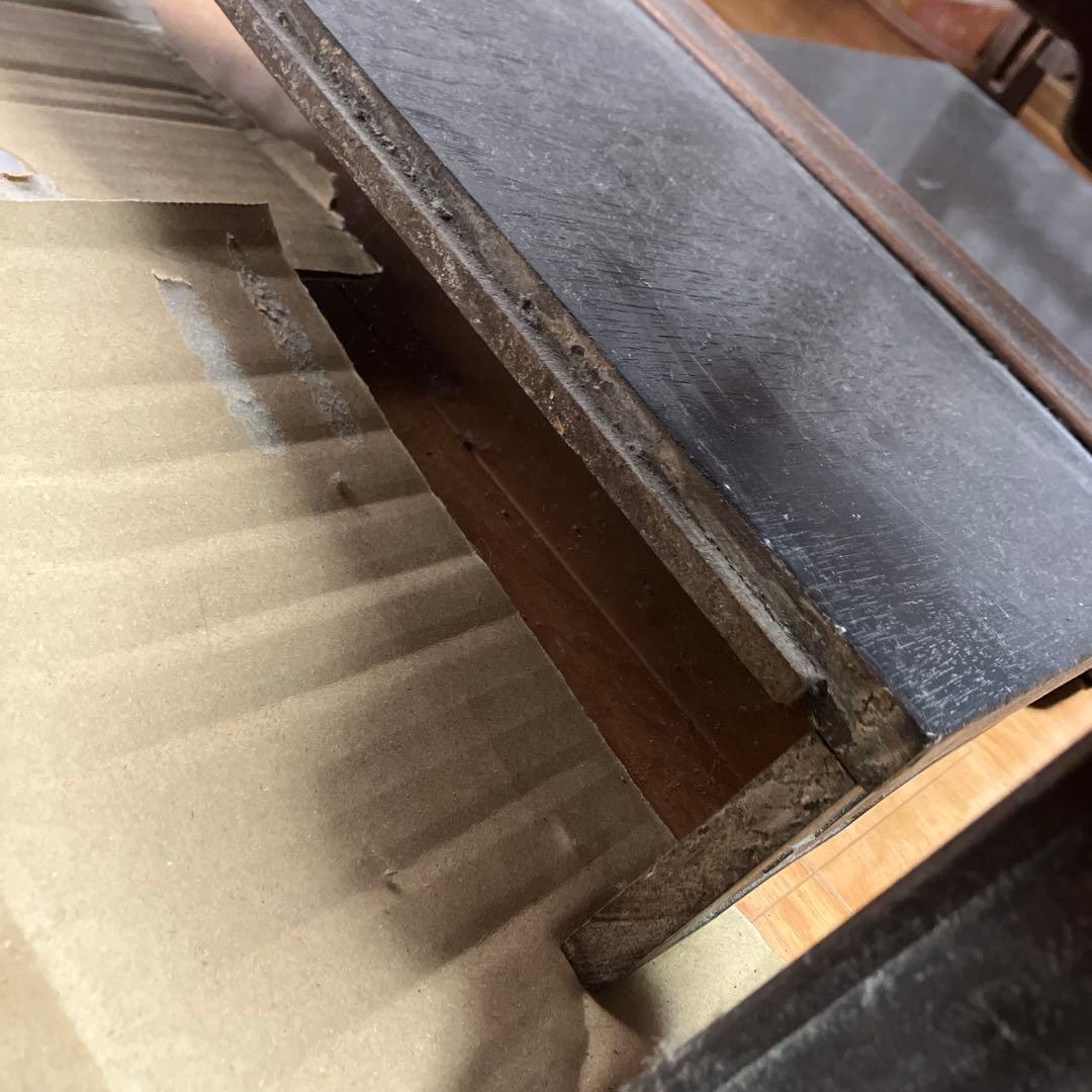 茶箪笥　飾り棚　茶棚　花台　昭和レトロ　猫脚　和風アンティーク　違い棚　煎茶棚