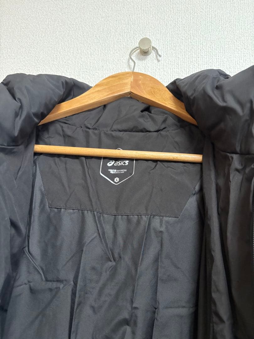 asics ベンチコート L 黒