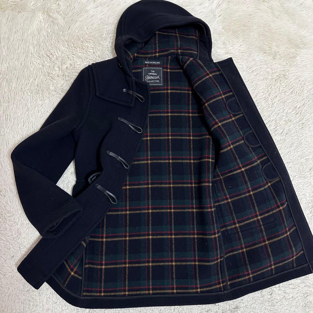 グローバーオール イングランド製フード付き高級英国 肉厚ウールダッフルコート