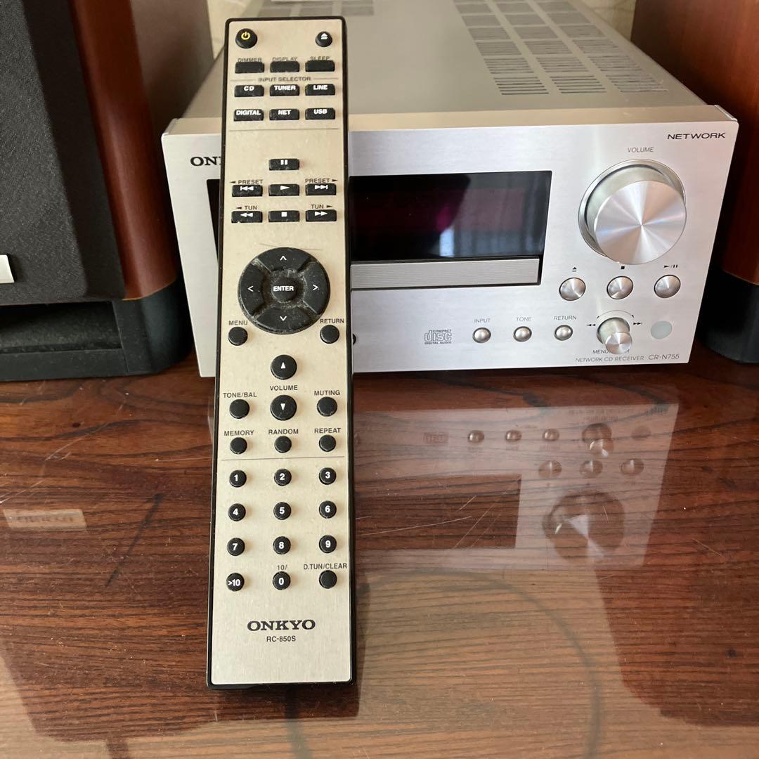 ONKYO CR-N755 ミニコンポ　液晶表示接触悪い