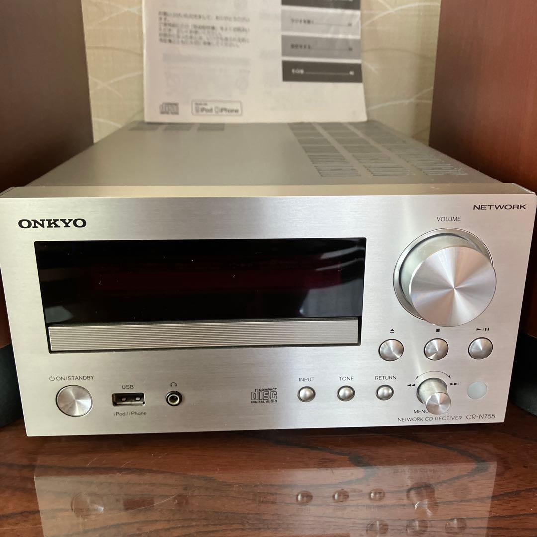 ONKYO CR-N755 ミニコンポ　液晶表示接触悪い