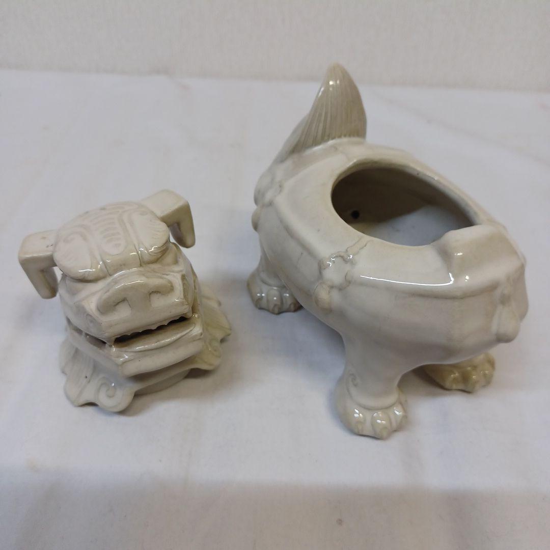 獅子香炉(赤ハダ　楽斎)