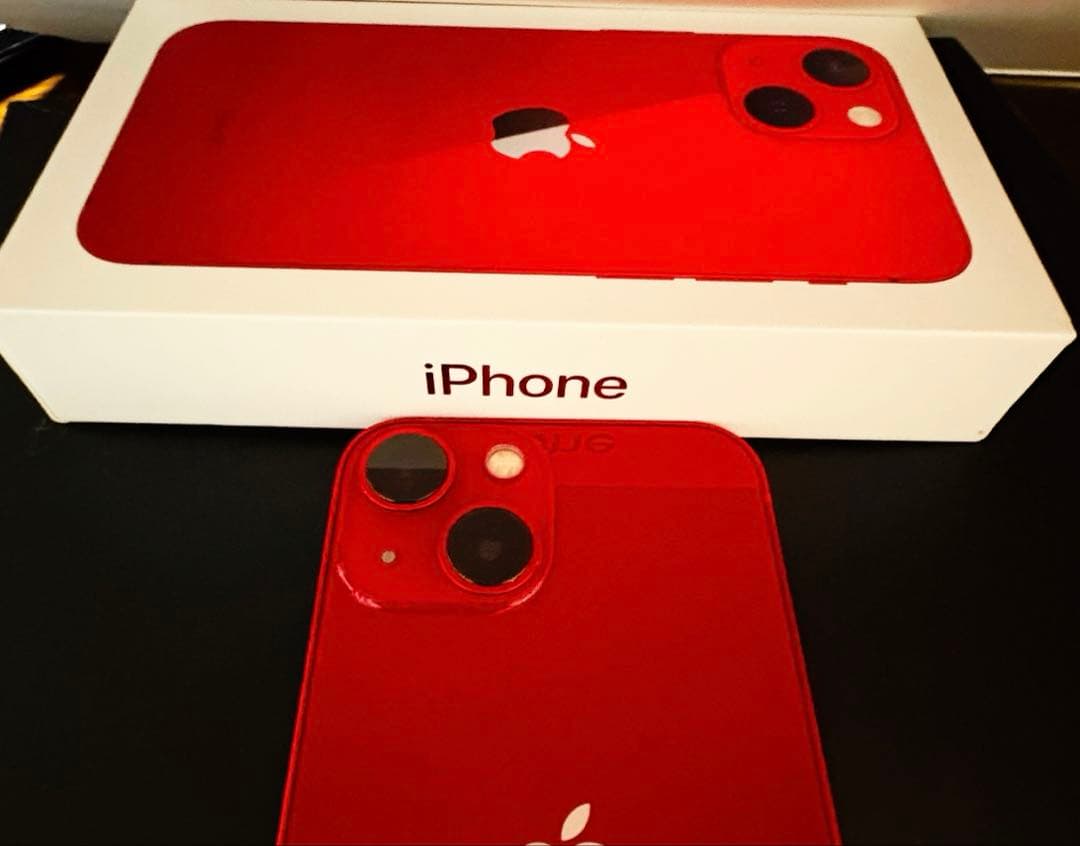 美品Apple iPhone 13mini 本体 レッド 128GBSIMフリー