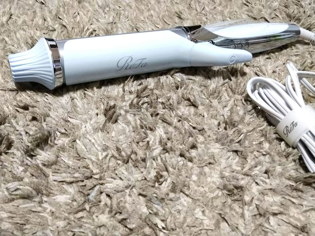 【美品】ReFa カールアイロン プロ 38mm 白 ※保証書・ポストカード付き