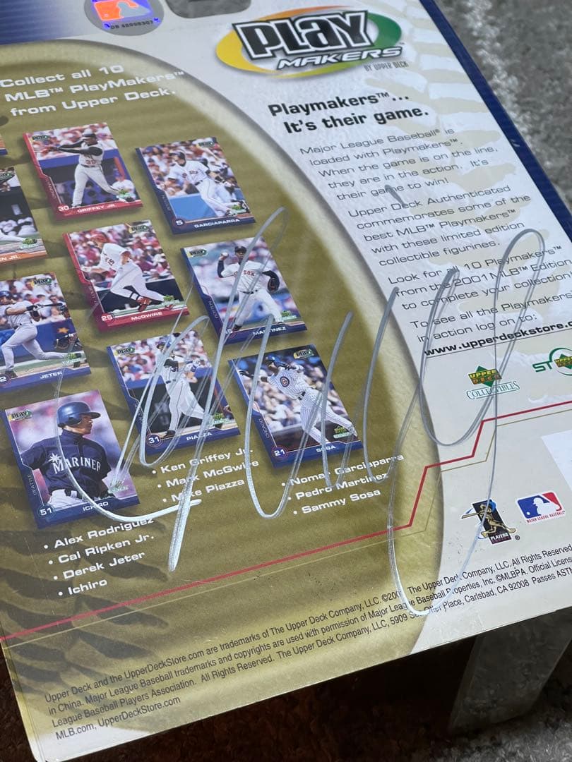 レア 直筆サイン イチロー ボブルヘッド 2001 MLB マリナーズ