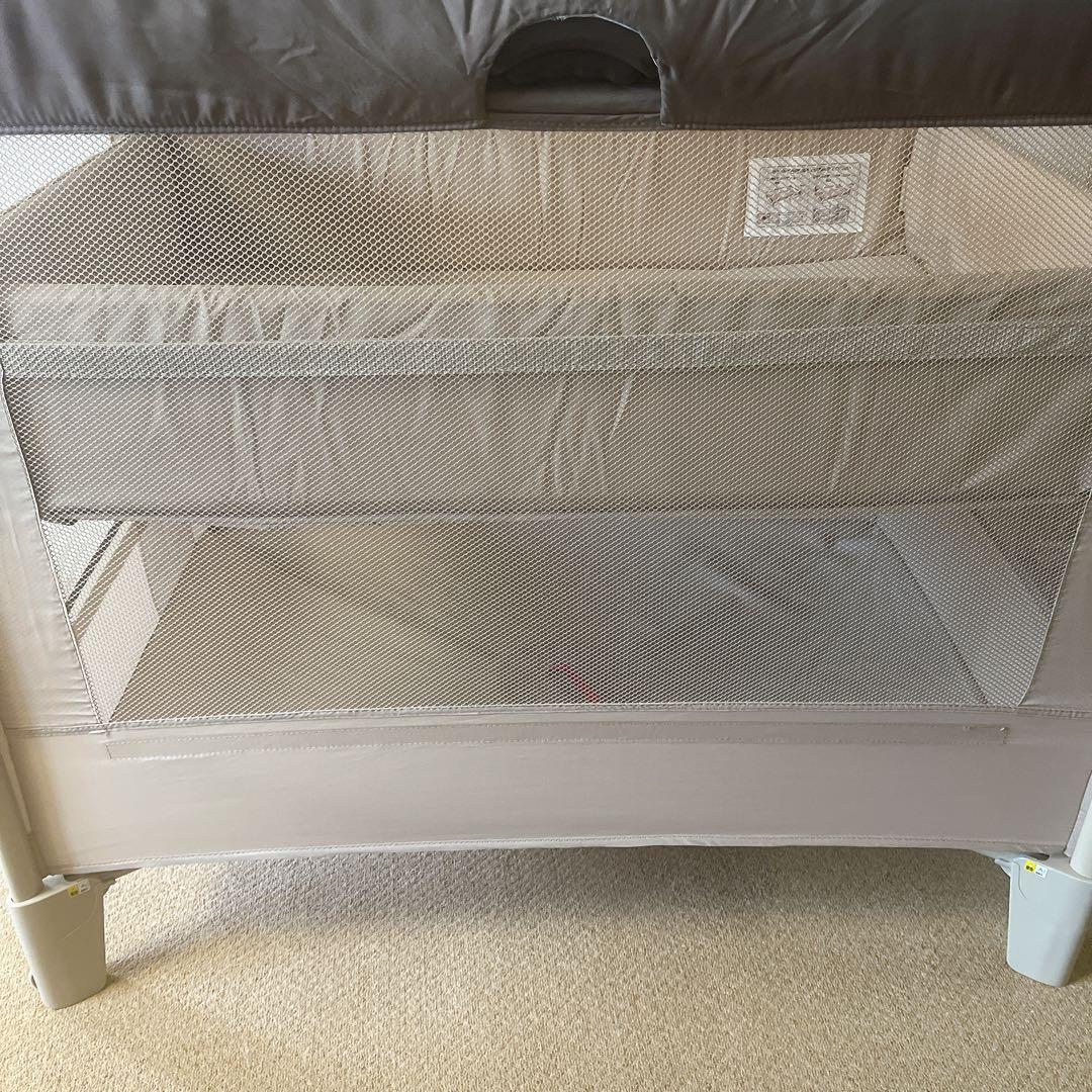 Aprica アップリカ　ココネル エアー ベビーベッド ブラウン