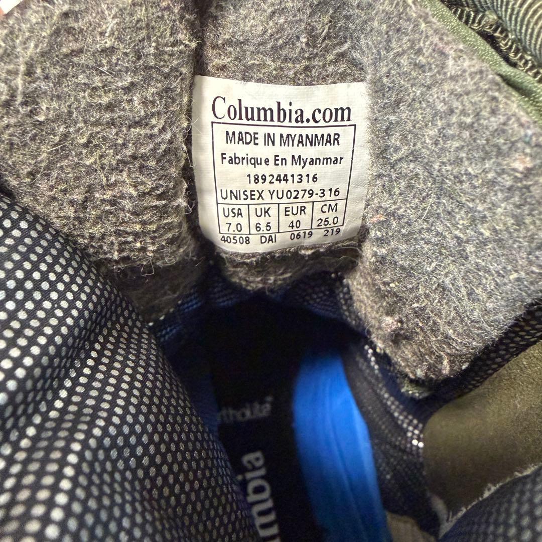 Columbia コロンビア サップランド スノーブーツ 25cm カーキ