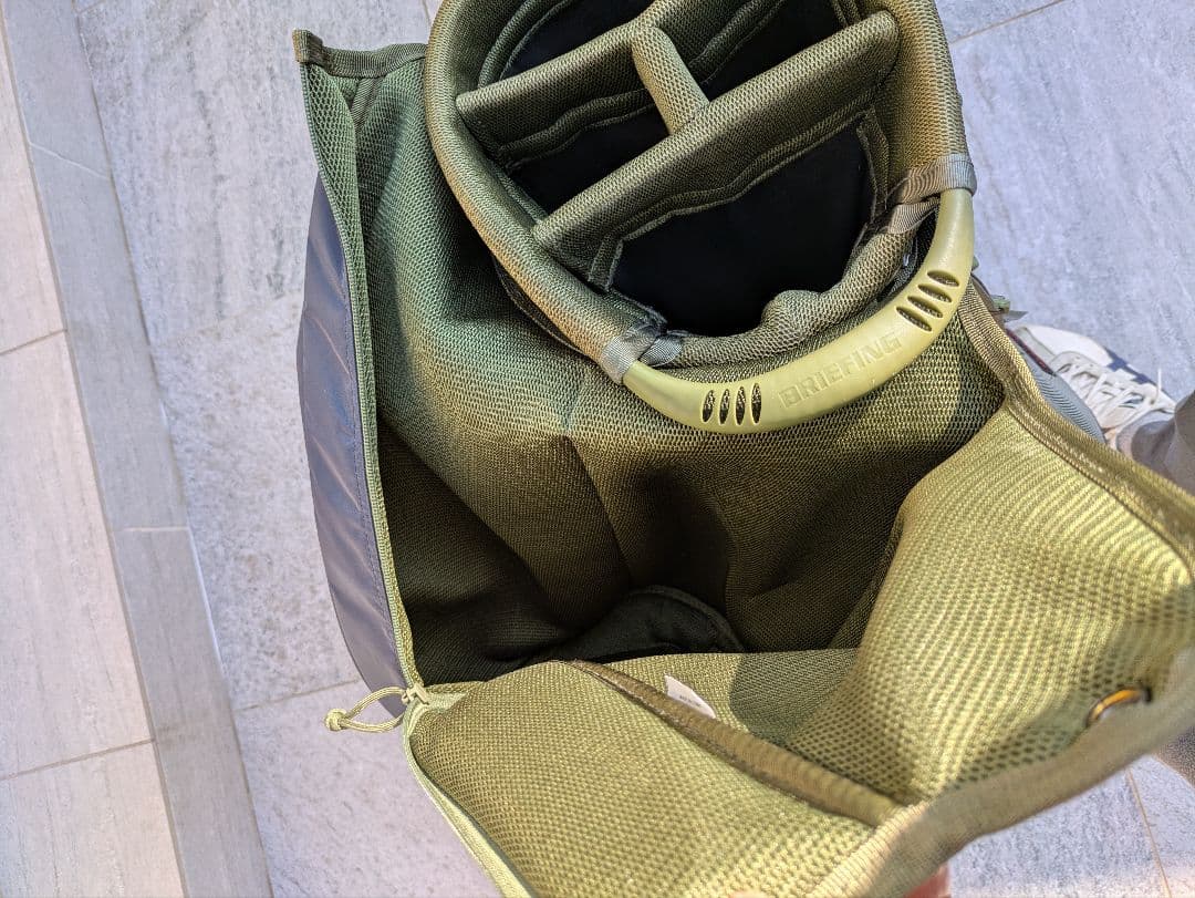 限定品/美品　Briefing/ブリーフィングキャディバッグ　レンジャーグリーン