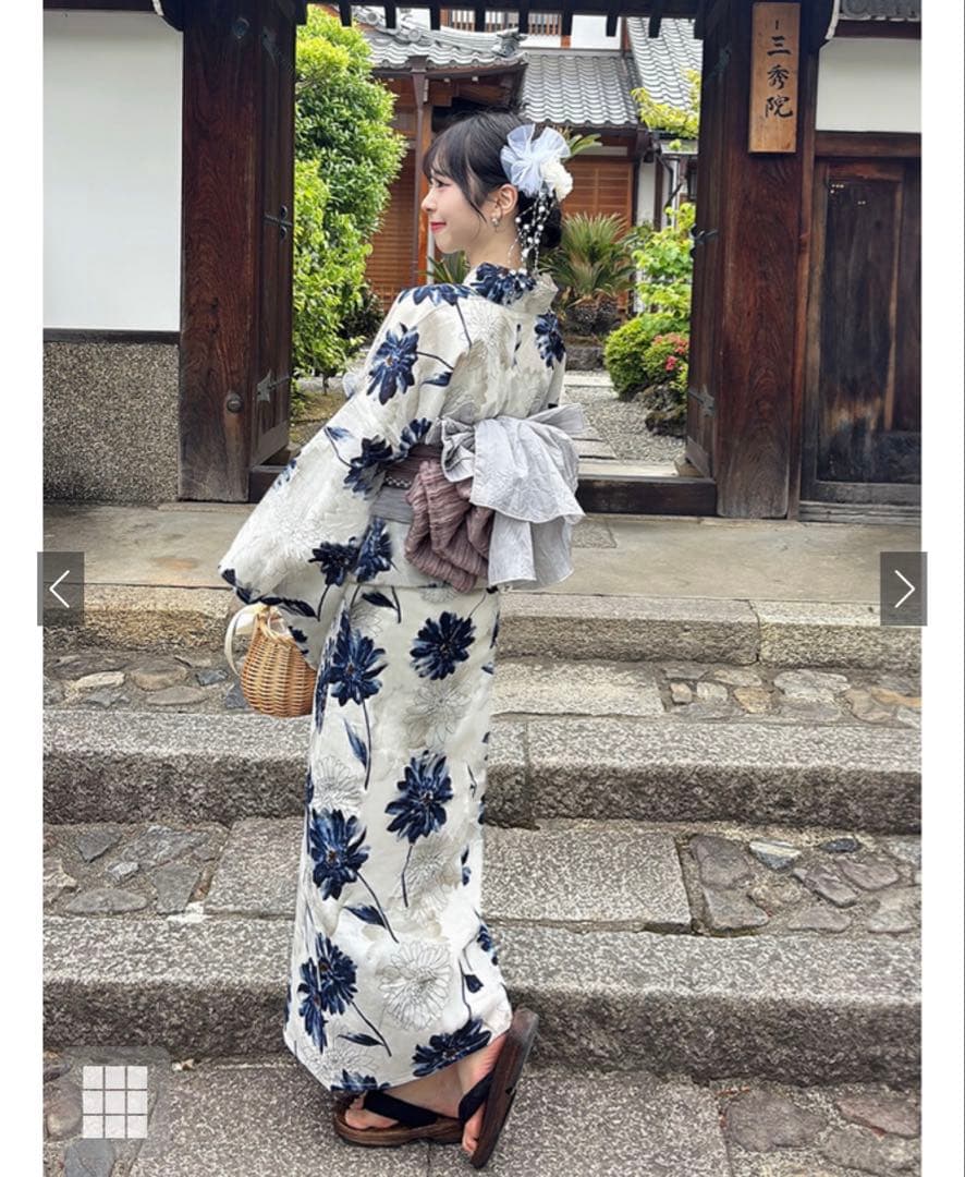 【最安値‼️】GRL grl グレイル　浴衣　セット　ガーベラ　 tu1495