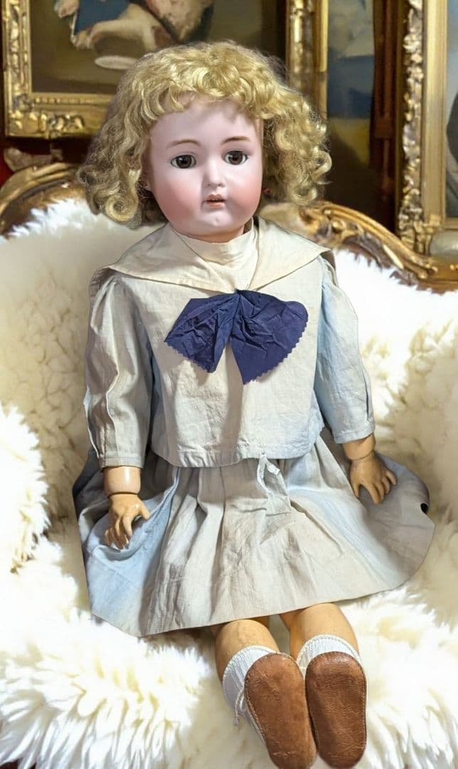 アンティーク　ビスクドール 　K & R 　SIMON & HALBIG　62㎝