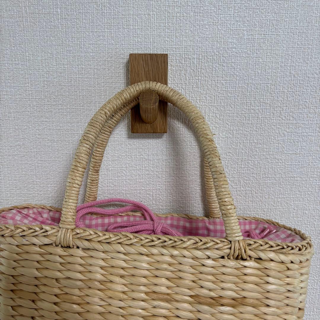 ハローキティ 刺繍 かごバッグ 希少　さくらんぼ　匿名発送　即購入OK