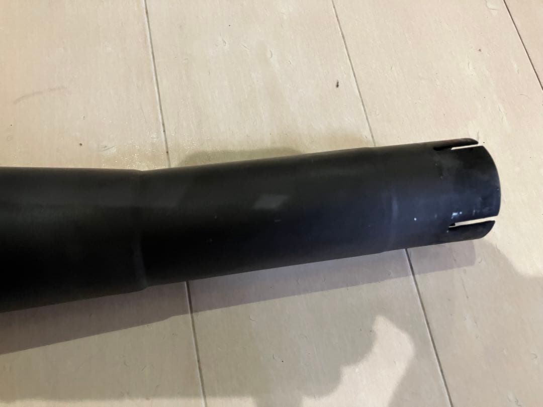 SR400 GOODS テーパードコーンマフラー 消音加工 キャブ車用