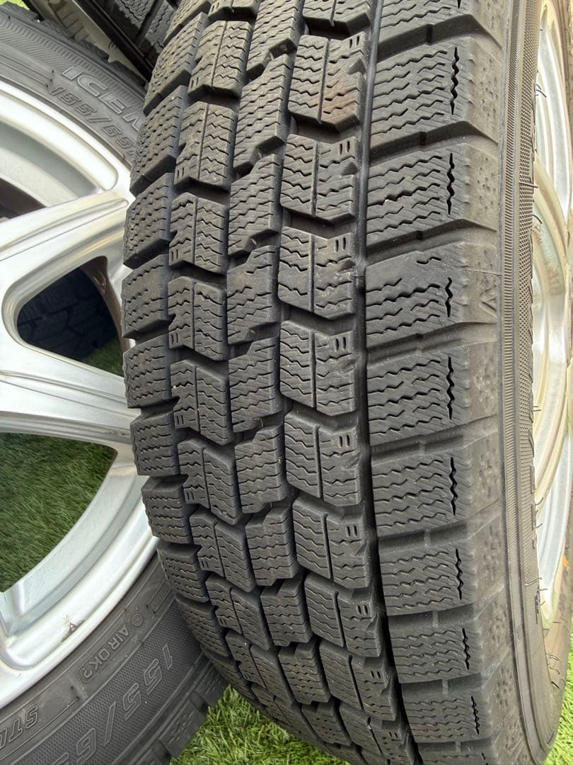 GOODYEAR スタッドレスタイヤ 155/65R14 ホイールセット