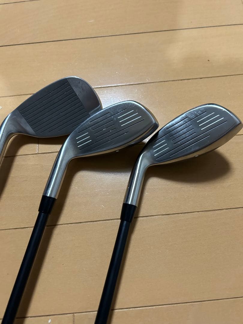 woss ウェッジチッパー56° ユーティリティアイアン6番27° 7番31°