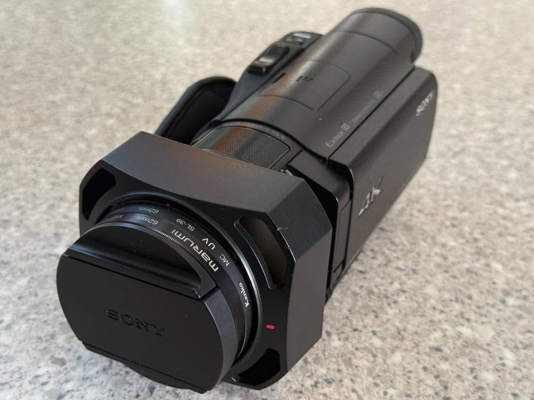 【完動品】SONY FDR-AX100（本体＋付属品＋レンズ）