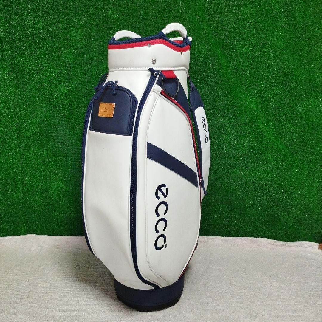 ecco キャディバッグ ホワイト/ネイビー/レッド ※希少レア物※