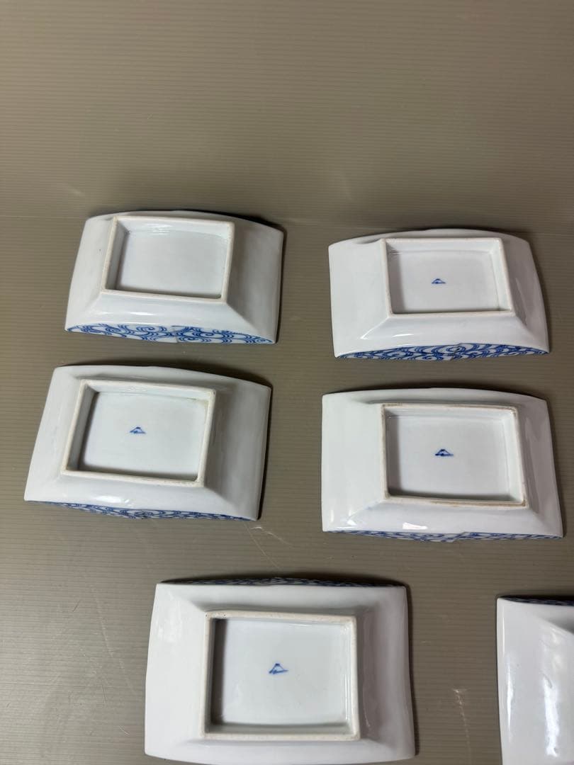 2888 深川製磁　涼彩紅葉　中皿　15cm 10客