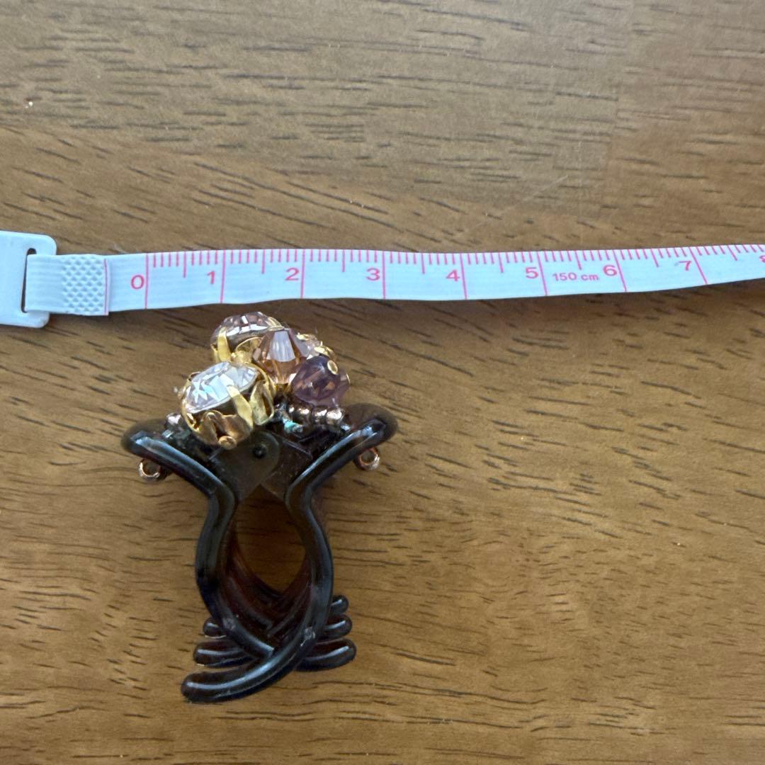 Reine Claudeレーヌクロード ヘアクリップ2個セット ビジュー＆パール