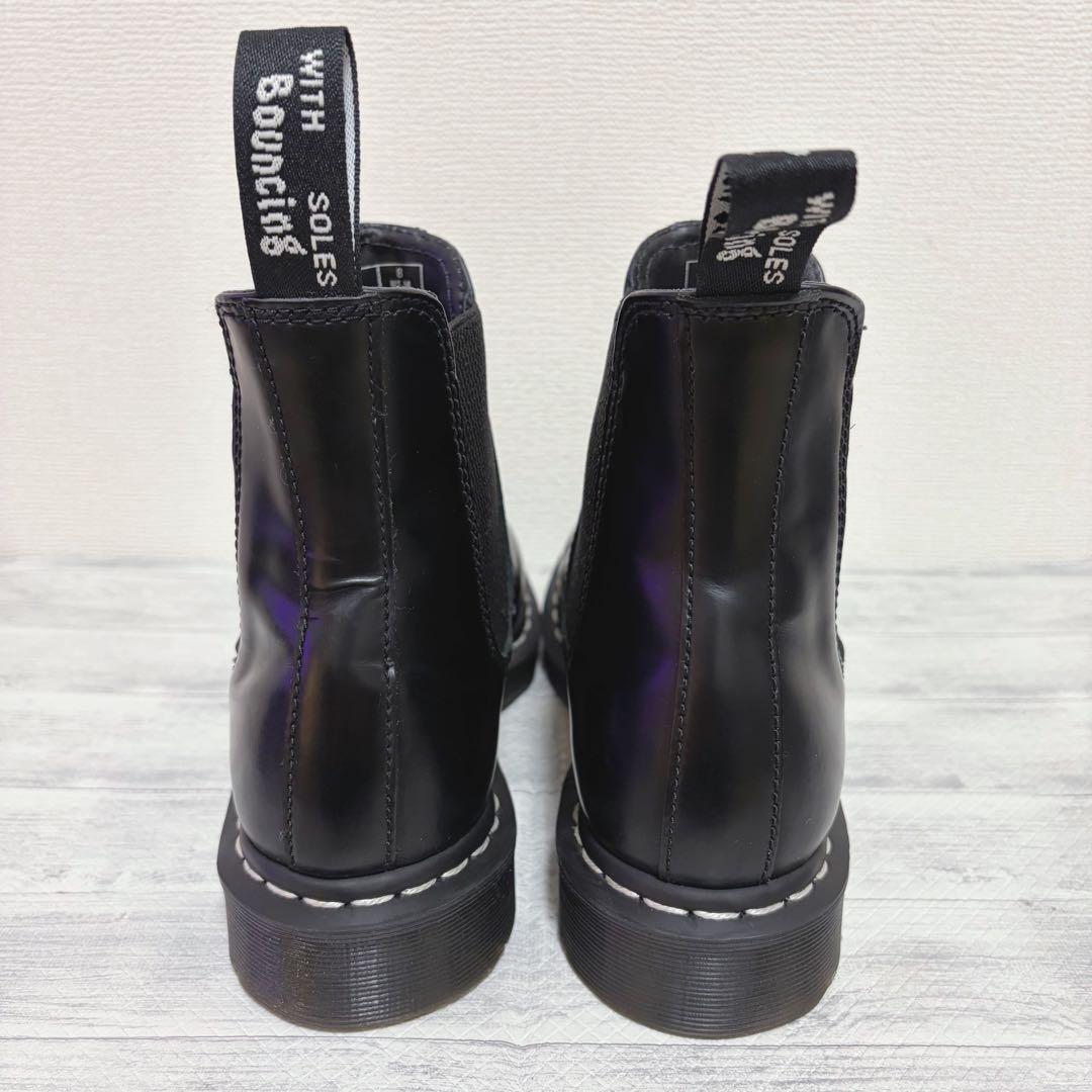 【ドクターマーチン 】2976 ホワイトステッチ チェルシーブーツ サイドゴア