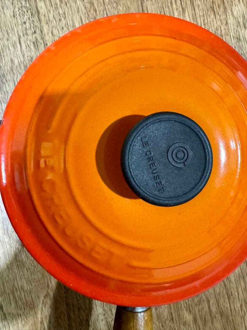 LE CREUSET オレンジ片手鍋　サイズ18