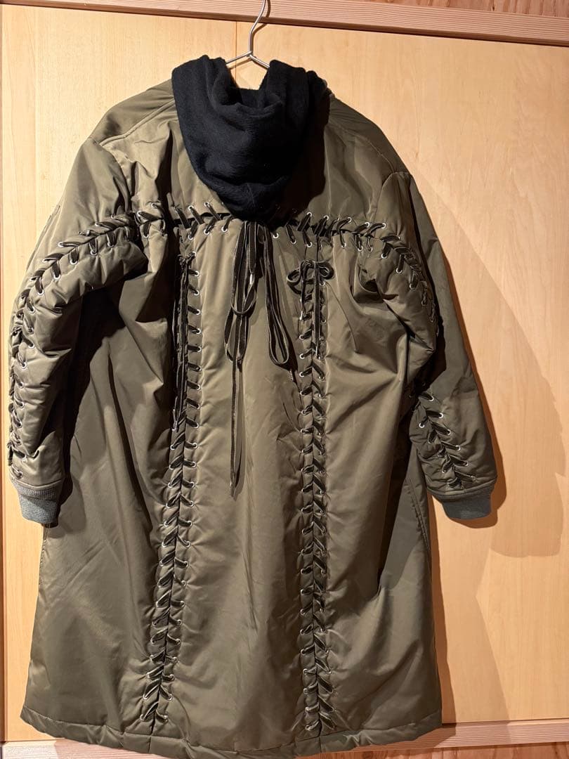 ベル⭐︎G.V.G.V. MA1ロングコート　パーカー付