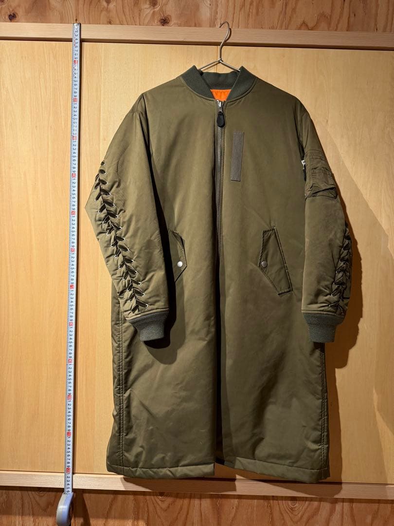 ベル⭐︎G.V.G.V. MA1ロングコート　パーカー付