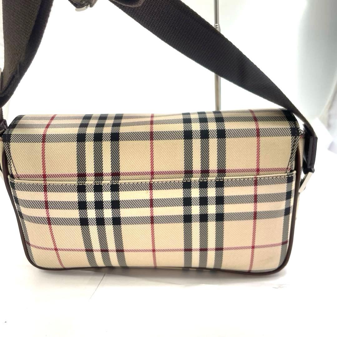 BURBERRY バーバリー ノバチェック 本革　ミニショルダーバッグ