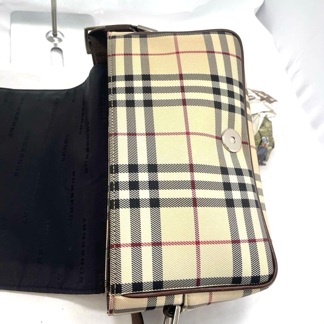 BURBERRY バーバリー ノバチェック 本革　ミニショルダーバッグ