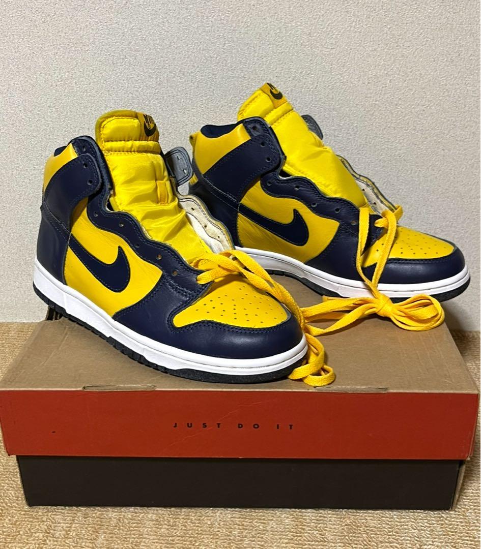 ナイキ　ダンクハイ　ミシガン　98年