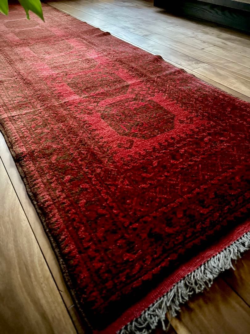 トライバルラグ　ヴィンテージラグ　トルクメン　ランナーラグ　プリミティブアート