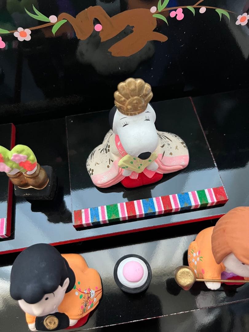 SNOOPY ひな祭り 陶器製　雛人形セット　吉徳大光　レア