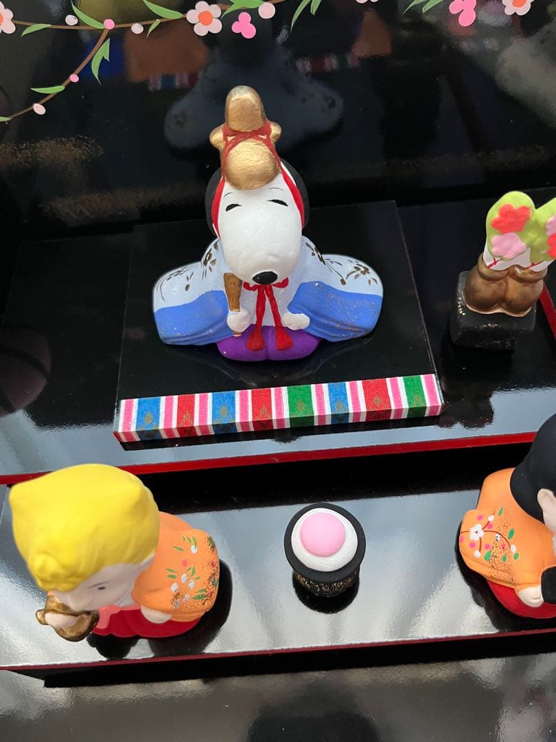 SNOOPY ひな祭り 陶器製　雛人形セット　吉徳大光　レア