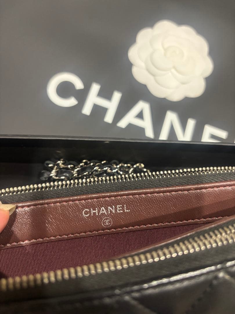 CHANEL シャネル マトラッセ　Cウォレットポーチ