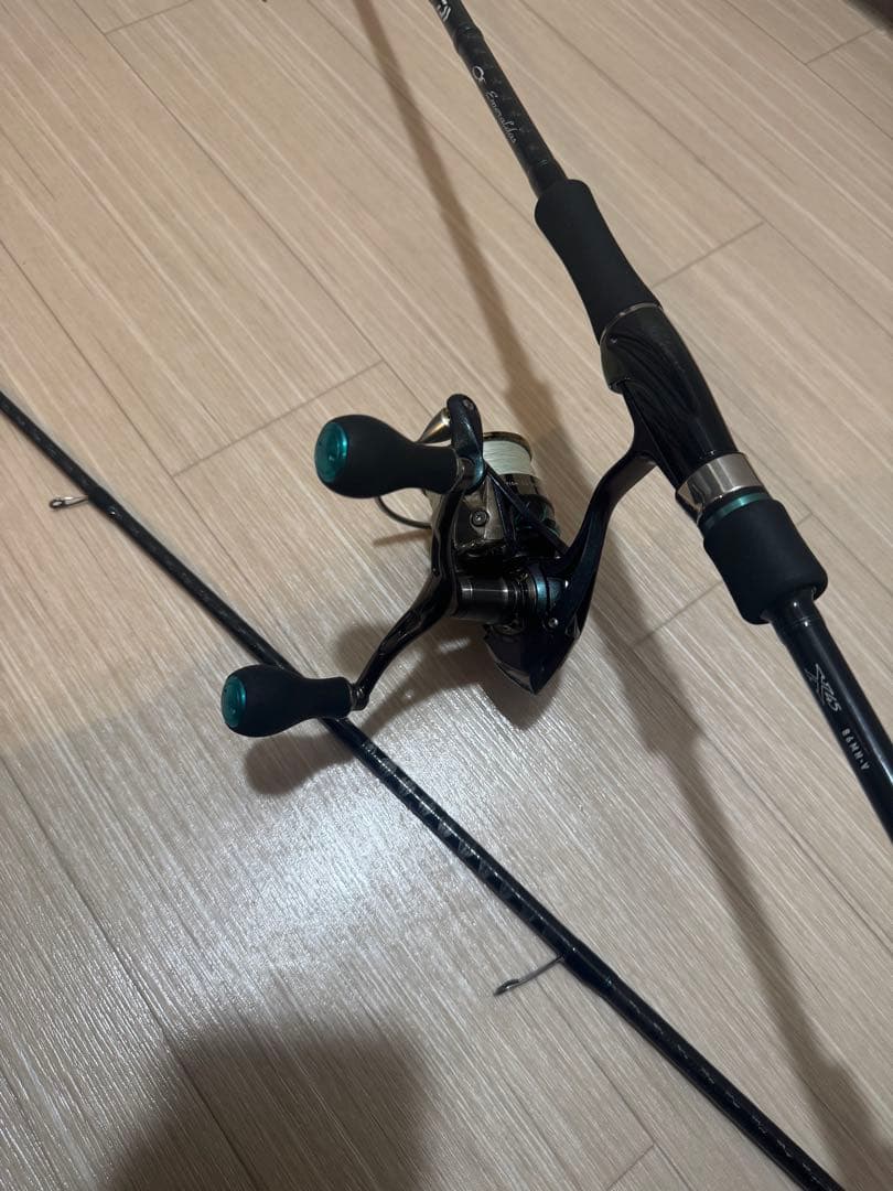 ダイワ　エメラルダス　エギングセット　ロッド　リール