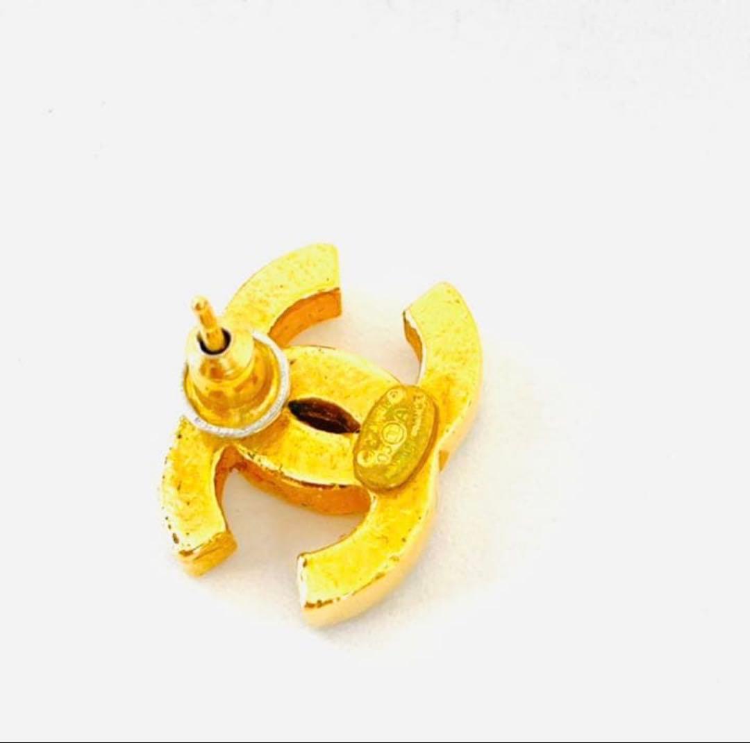 希少！　CHANEL シャネル　★ 正規品　ピアス　イヤリング　ゴールド　ココ