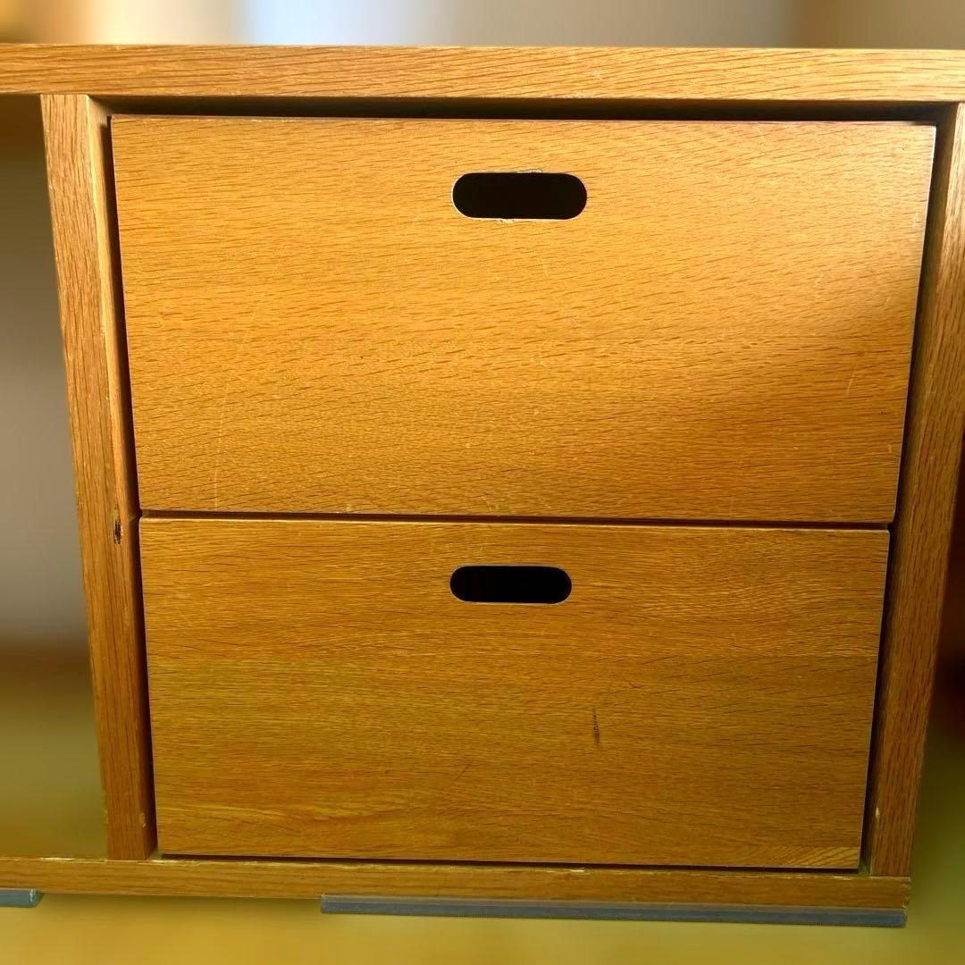 無印良品　スタッキングシェルフ3段✖️3列　オーク材