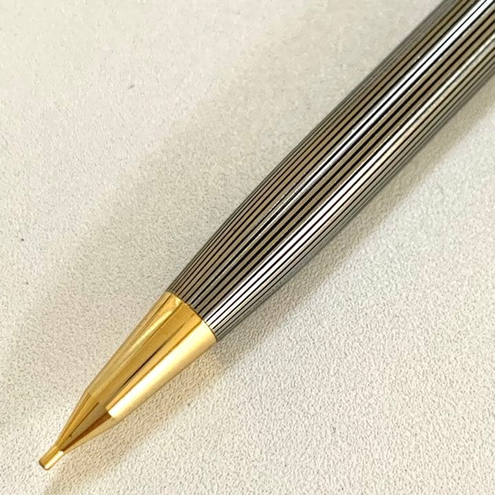 廃番 ヴィンテージ Tombow 名称不明 ノック式 蝕刻 シャープペンシル