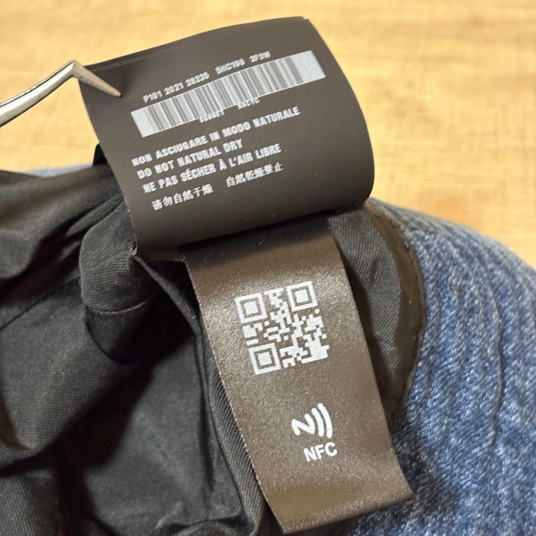 MIU MIU 5HC196 2F3W BLU BIANCO バケットハット