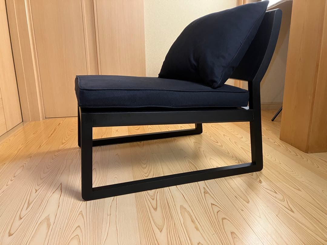 Yoshi　カッシーナ　イクスシー　ラウンジソファ　ブラック　木製