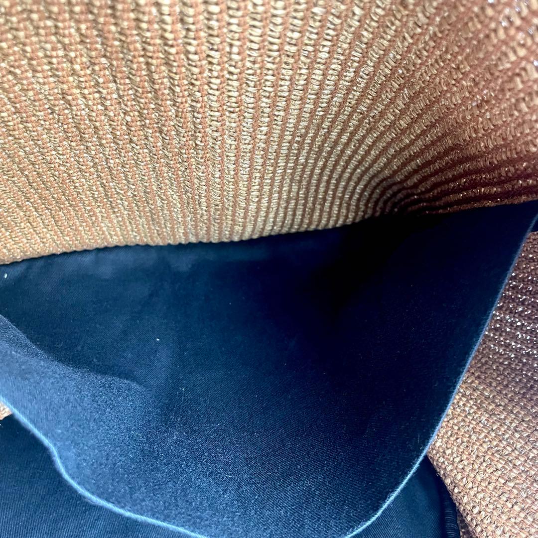 ★美品★ マルコマージ イタリア製 ラフィア レザー かごバッグ トートバッグ