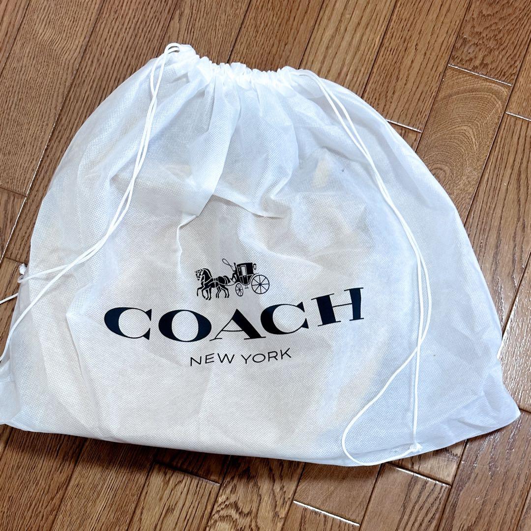 ひ*ん様 COACH フェイ　ドローストリング　トートバッグ　カラー:タン