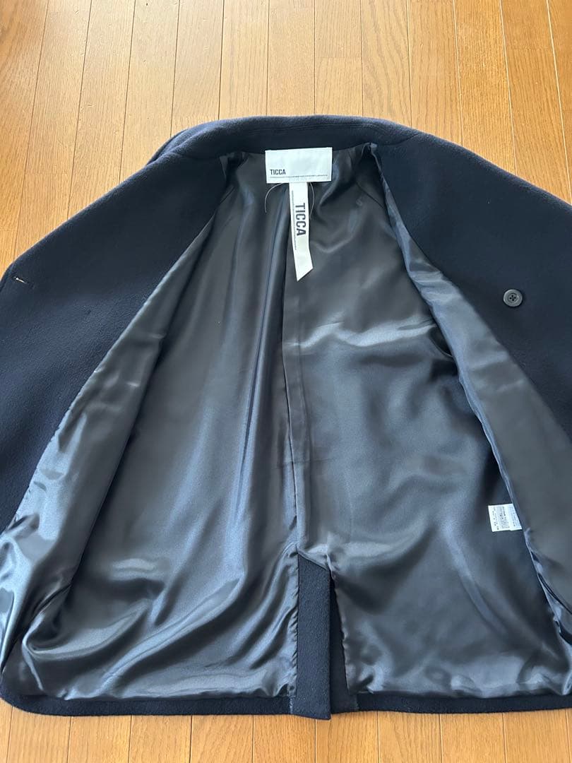 ticca ティッカ ピーコート ネイビー